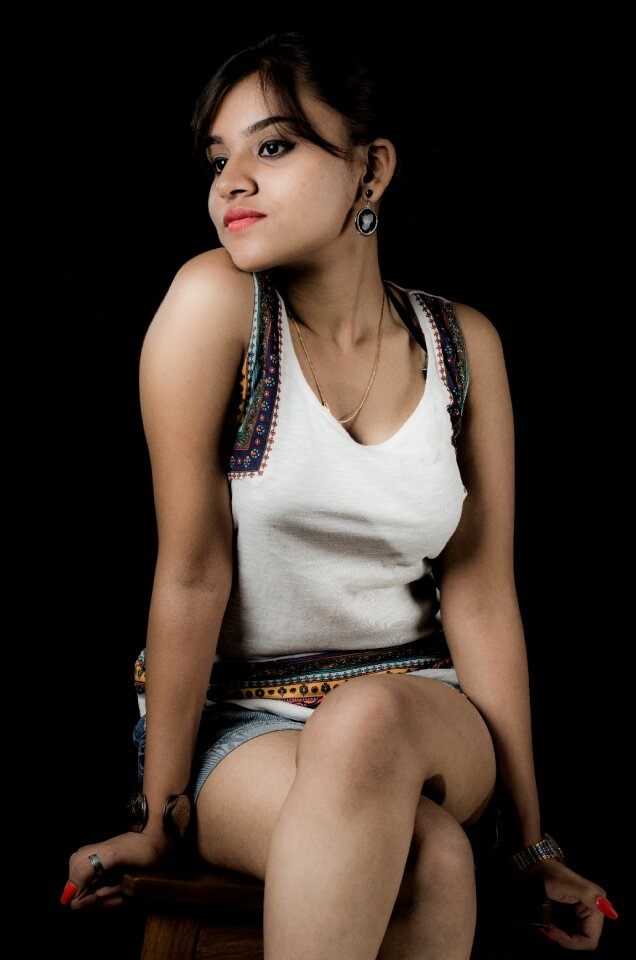 Woman portrait model