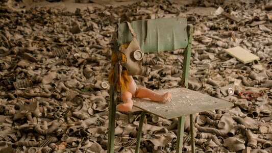 Children chair creepy
