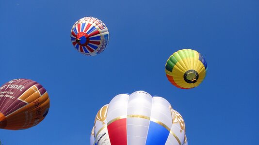 Hot air balloon sky bristol