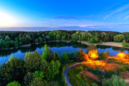 Lake beach nature