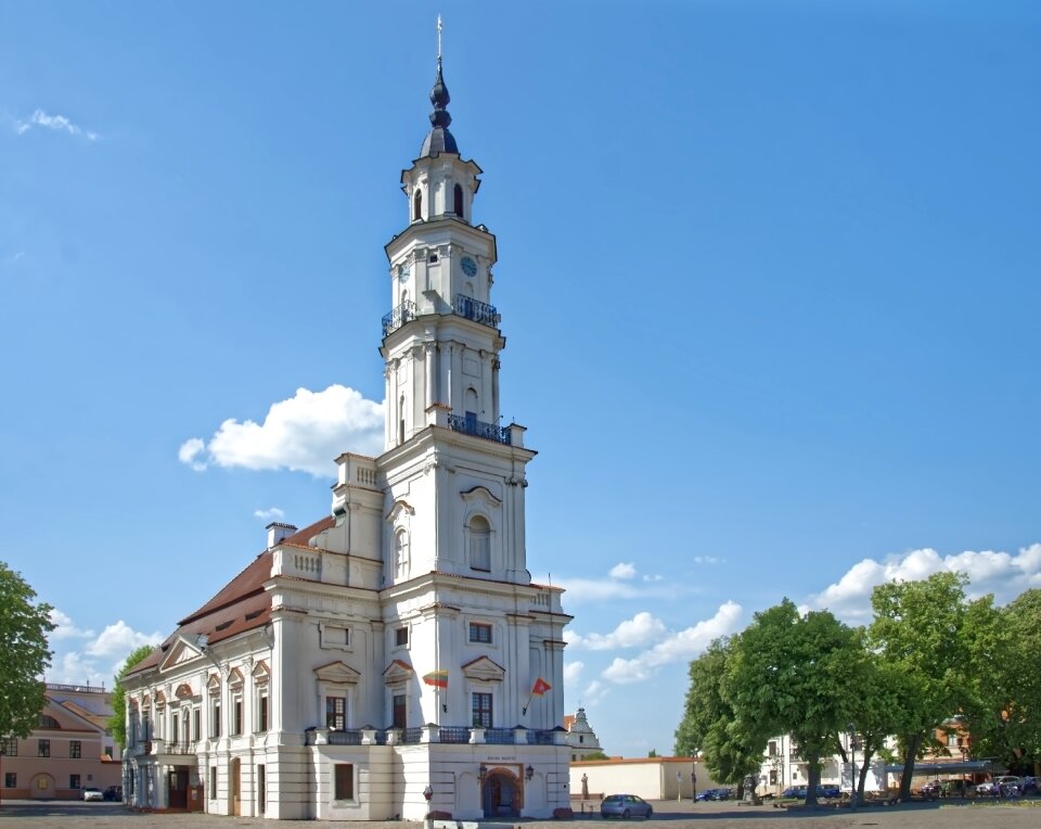 Town hall square historic center architecture