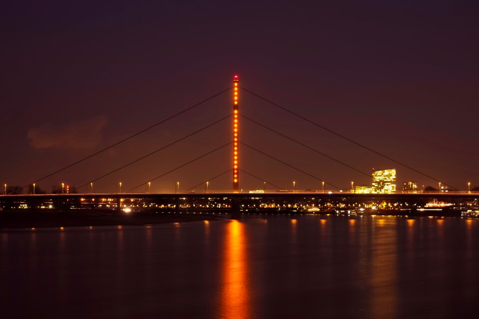 Sunset architecture river