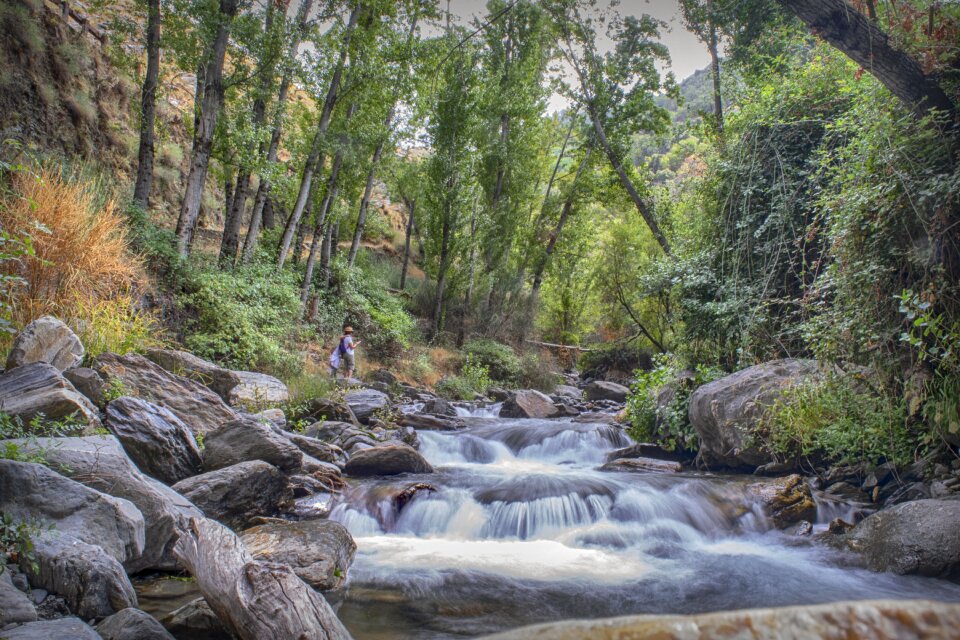 River mountains waters photo