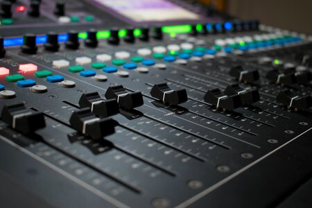 Studio sound studio sound mixer photo