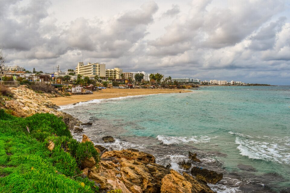 Seashore resort panoramic