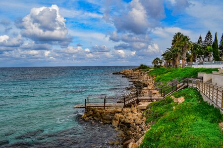 Seashore resort panoramic photo