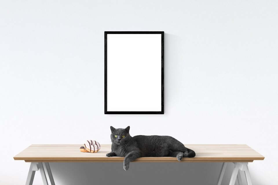 Mockup template desk