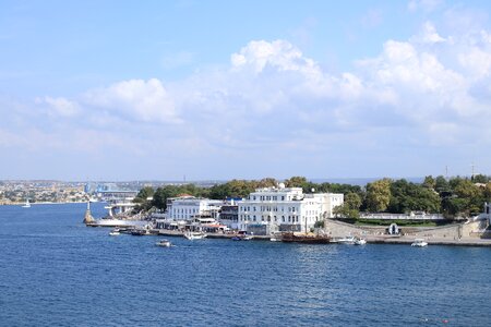 Pier port summer photo