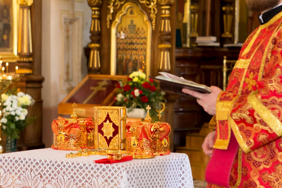 Orthodox wedding church