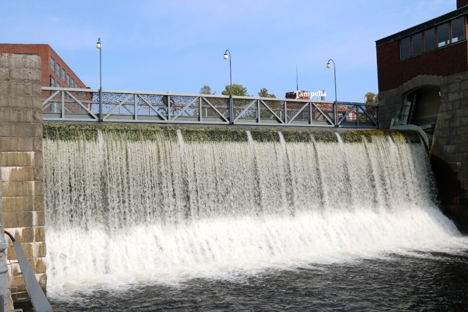 Waterfall factory tampere