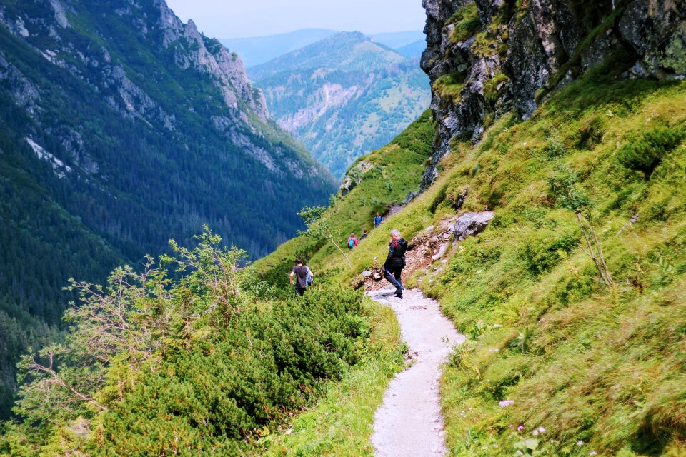 Trail mountains landscape