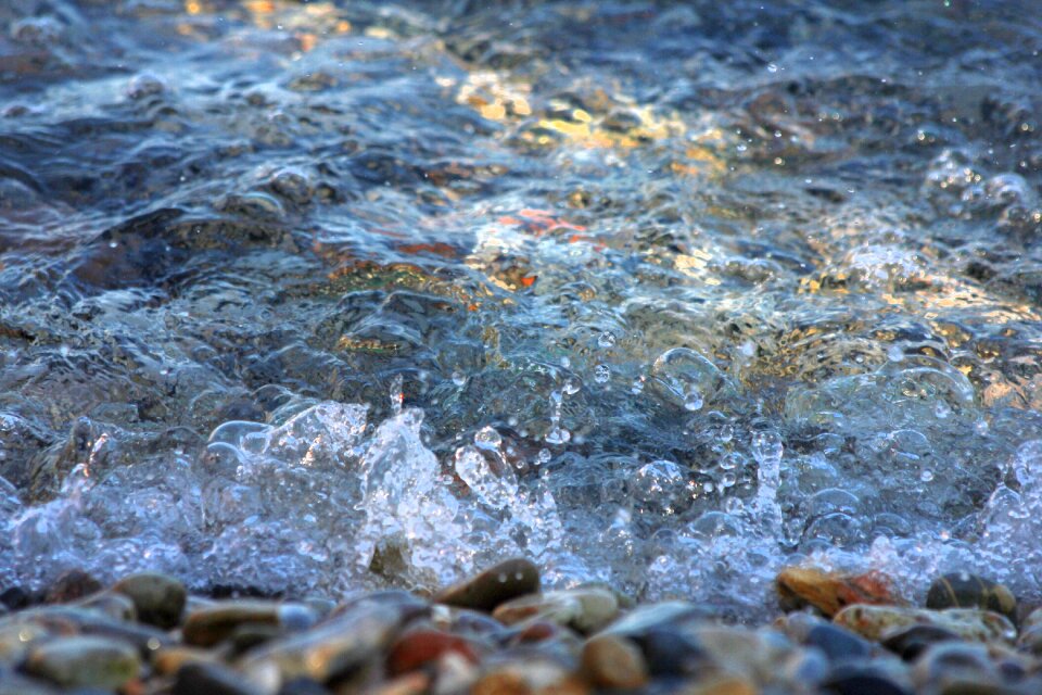 Water mediterranean blue