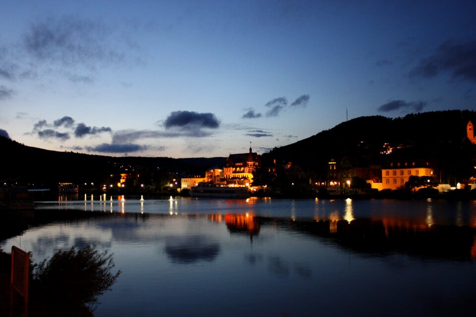 River landscape evening