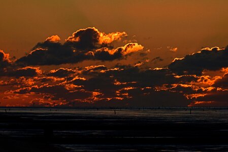 Wadden sea watts sundown