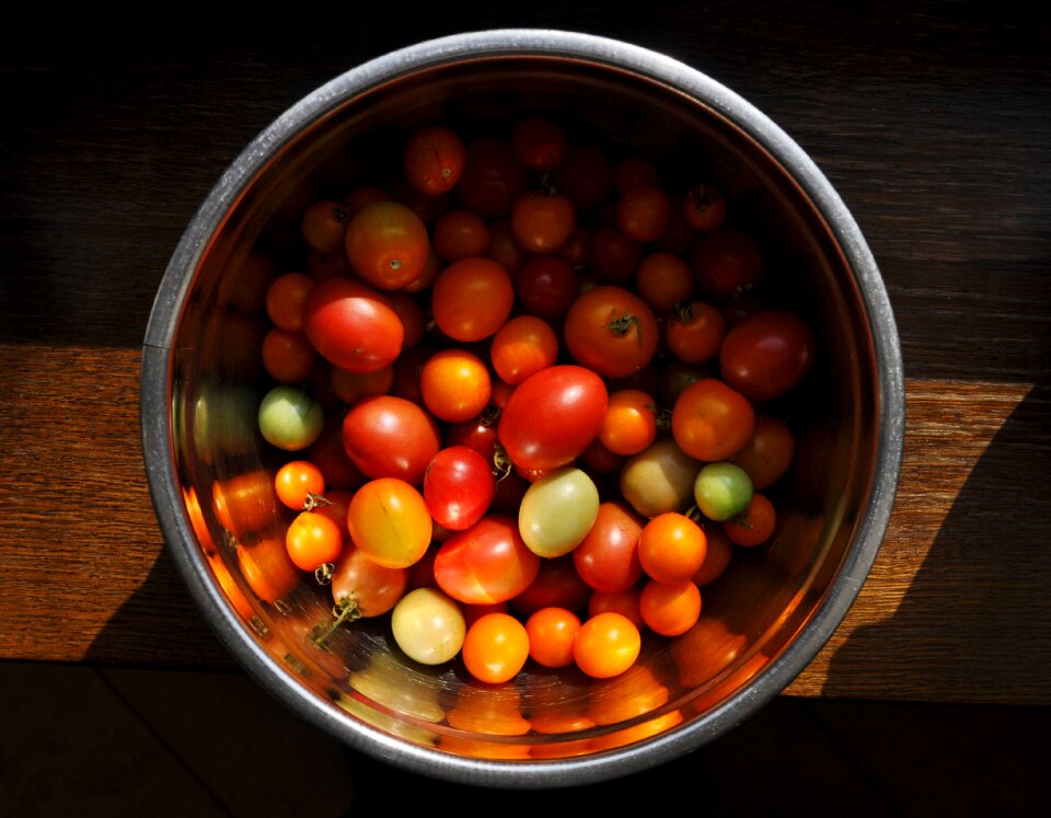 Eating fresh vitamins
