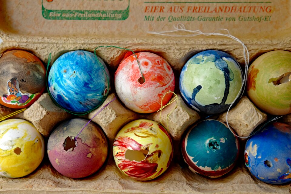 Egg paint nostalgic