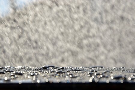 Water gray rain gray shower photo