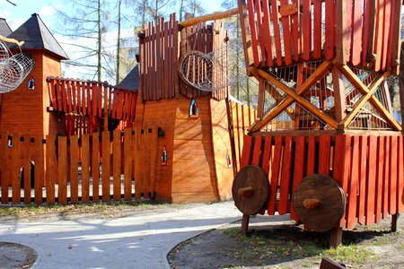 Children tower climbing