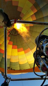 Hot air balloon burner upgrade photo
