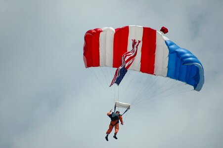 Sport skydiving parachuting photo