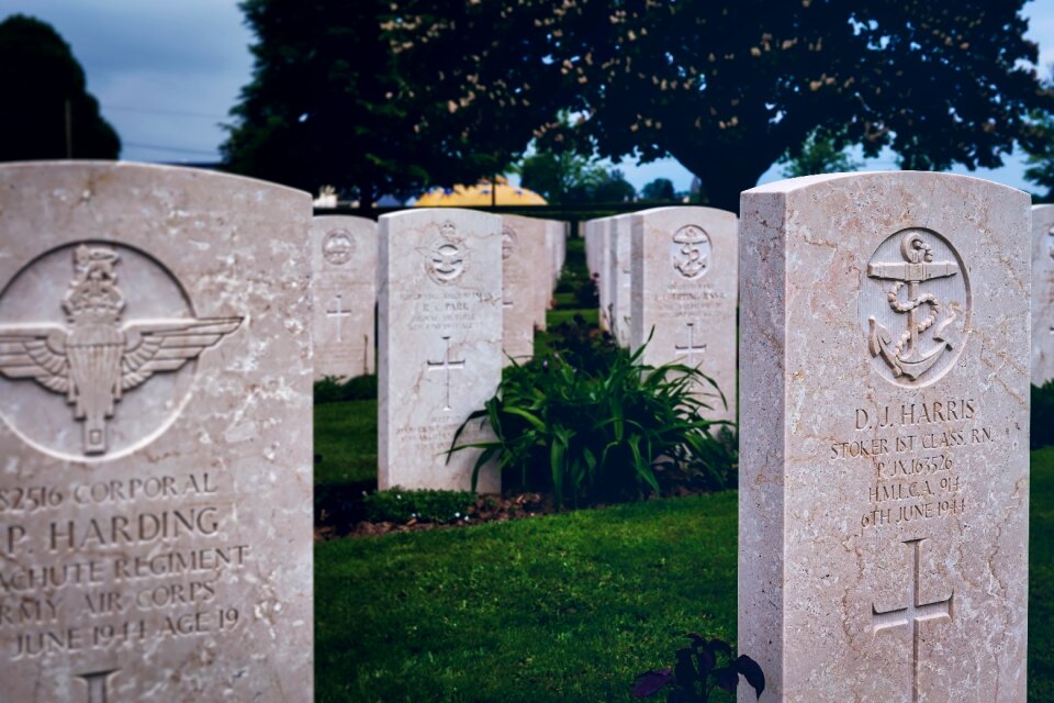 Headstone military memory