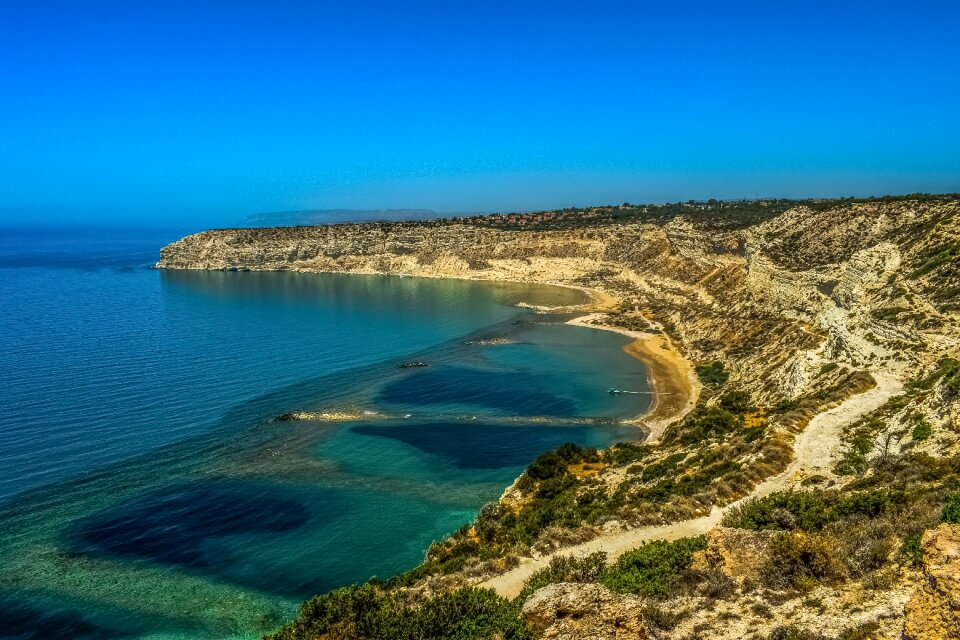Coastline landscape scenic