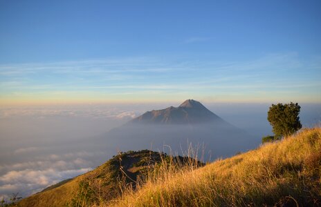 Java volcano landscape