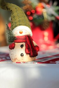 Christmas time snowman decoration