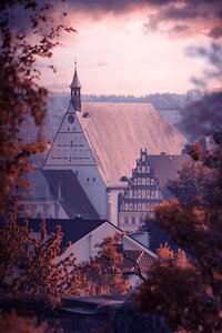 Architecture saxony mountain town