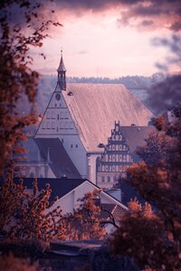 Architecture saxony mountain town photo