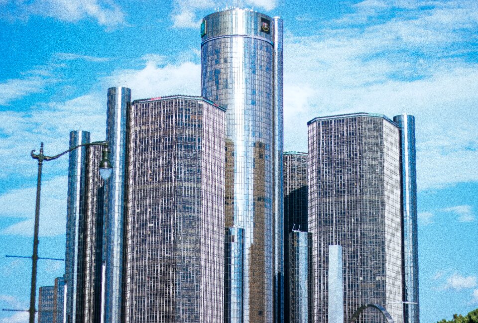 Motor city sky blue