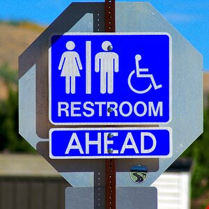 Toilet bathroom symbol