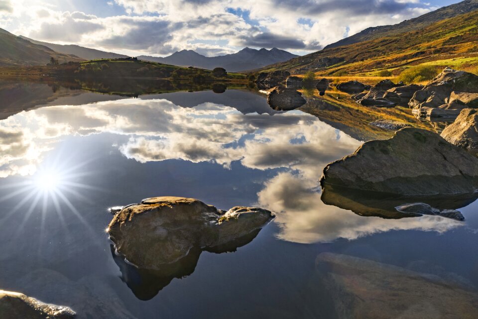 Landscape scenery autumn