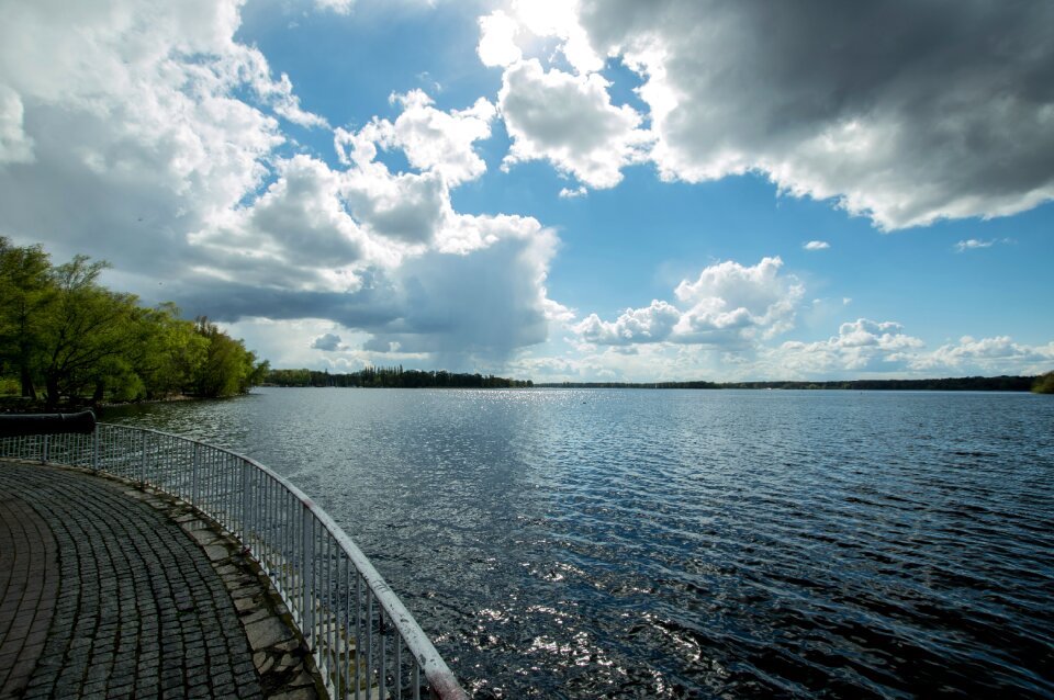 Sky clouds waters