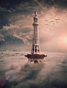 Fantasy architecture building