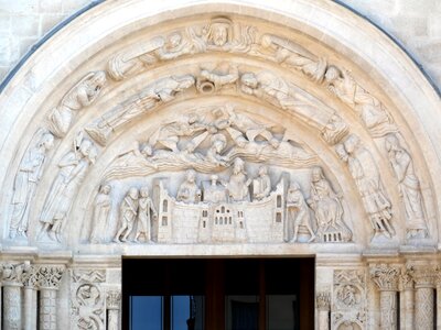 Portal sculptures religious photo