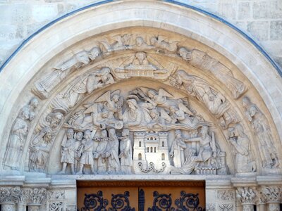 Portal sculptures religious photo