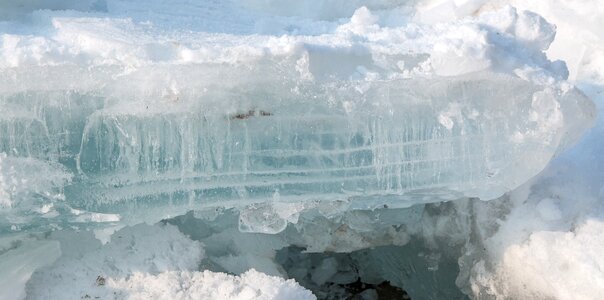 Cold white nature