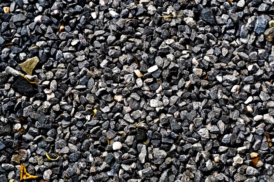 Pebble background steinig