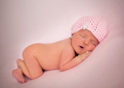 Portrait girl sleeping