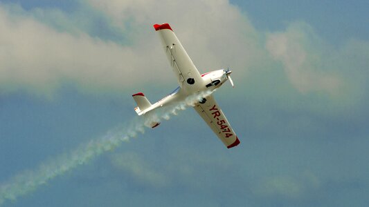 Aviation fly plane photo