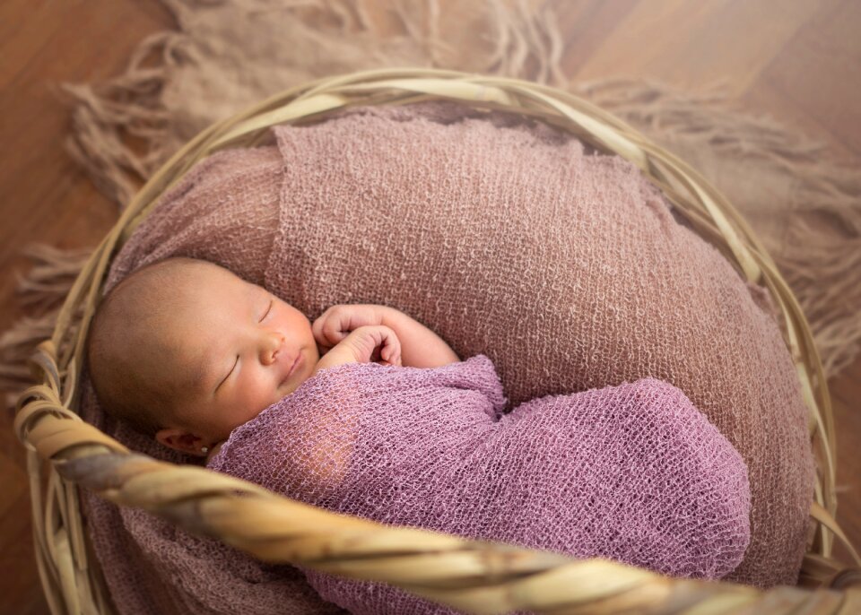 Girl sleeping brown sleep