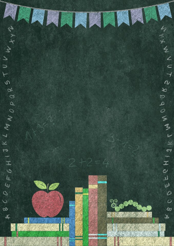 Apple alphabet background image