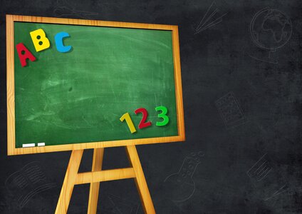 Chalk magnetic board school enrollment