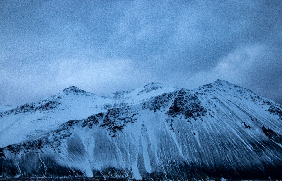 Snow landscape mountains