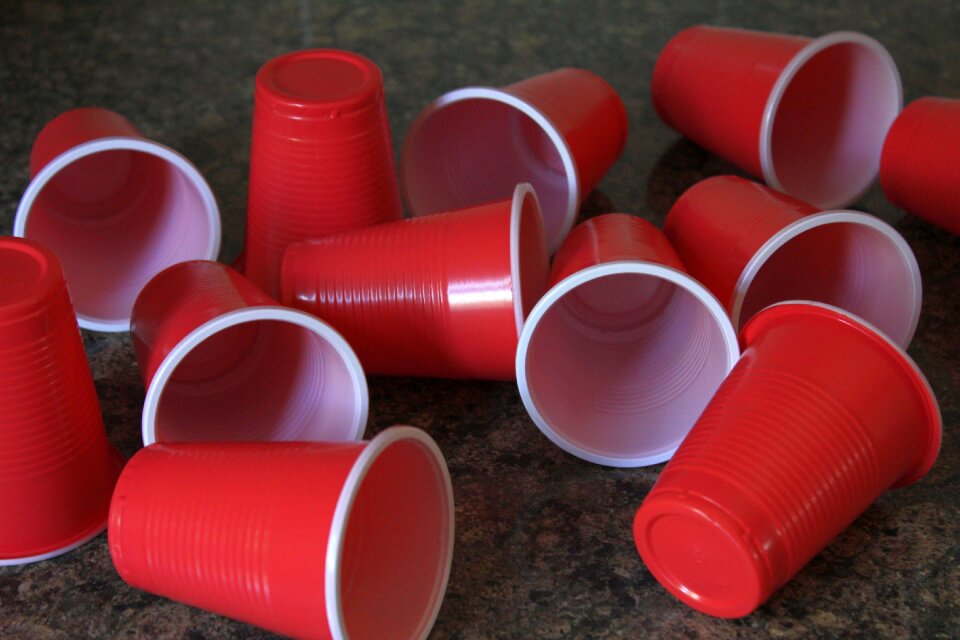 Container waste drink