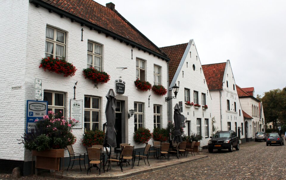 Tourism facade buildings
