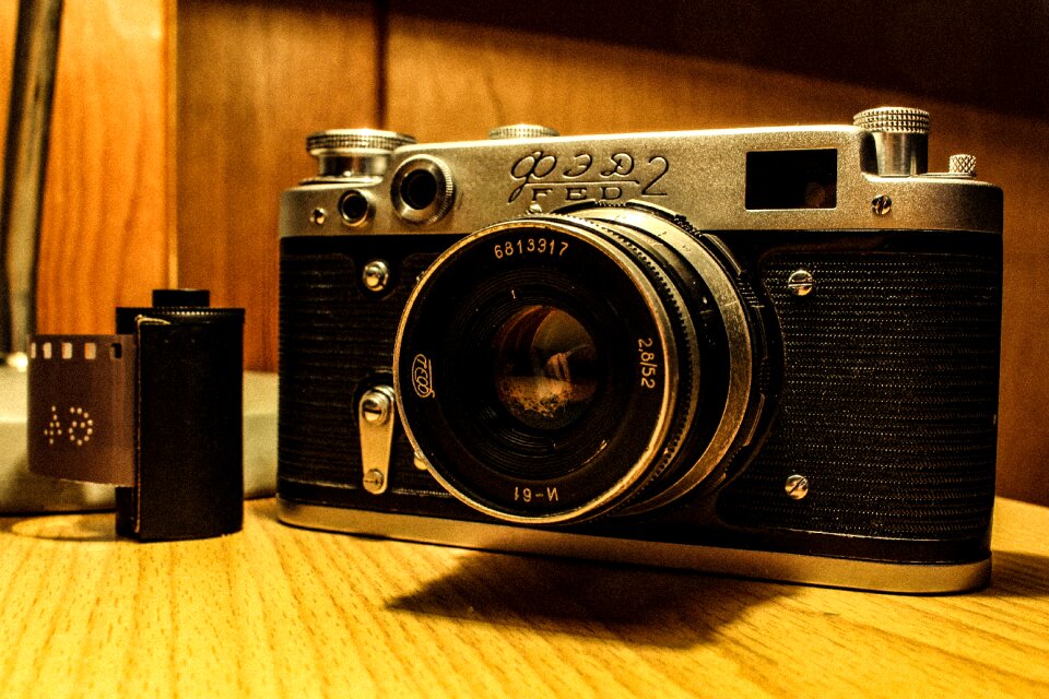 Old camera ussr russian camera