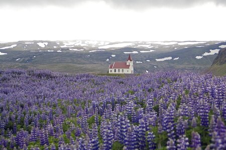 Church iceland landscape