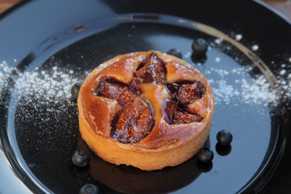 Almond dessert fruit